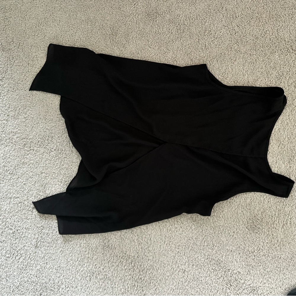 Express Black Sleeveless Top with open back